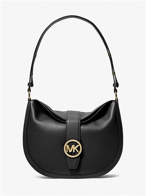 michael kors hobo brown|michael kors gabby large hobo.